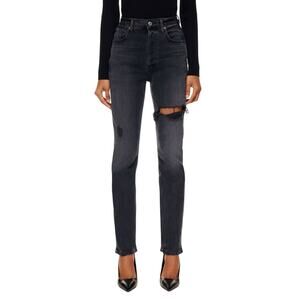 Citizens of Humanity Jeans Women's Size 32 Black Jolene High Rise Straight